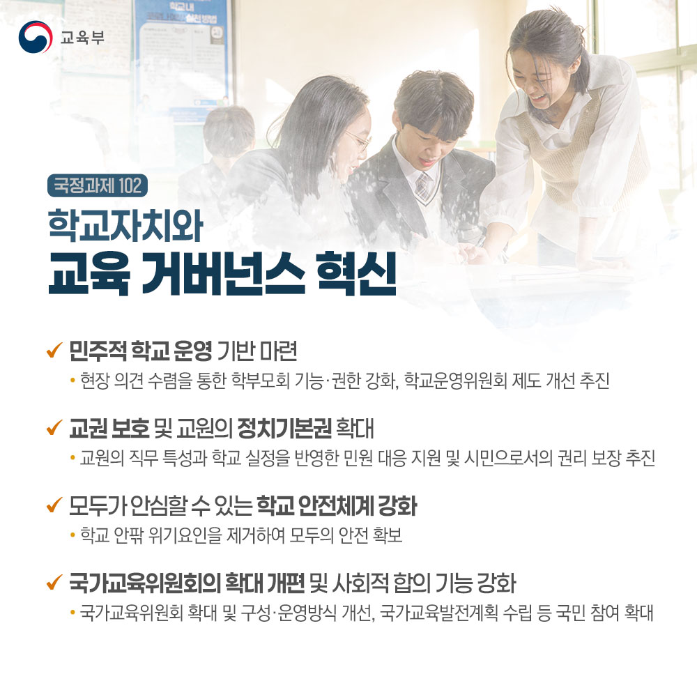 학교자치와 교육 거버넌스 혁신 카드뉴스